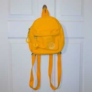 Y2K Golden-yellow mini backpack